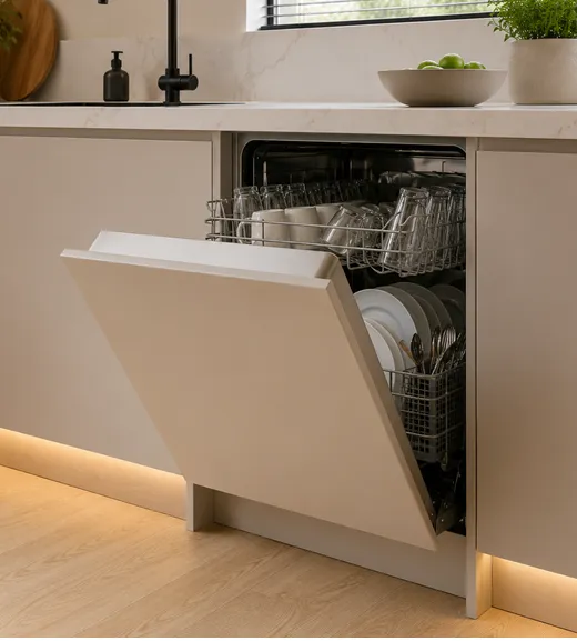 Integrated Dishwashers for fitted kitchens