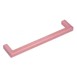 136 Square D Handle (Brushed Copper) kitchen handle