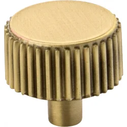 Barrington Knob (Brushed Satin Brass) kitchen handle