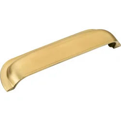 Hampton Cup Handle (Brushed Satin Brass) kitchen handle