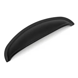 Windsor Cup Handle (Matt Black) kitchen handle
