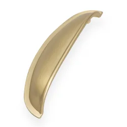 Windsor Cup Handle (Satin Brass) kitchen handle