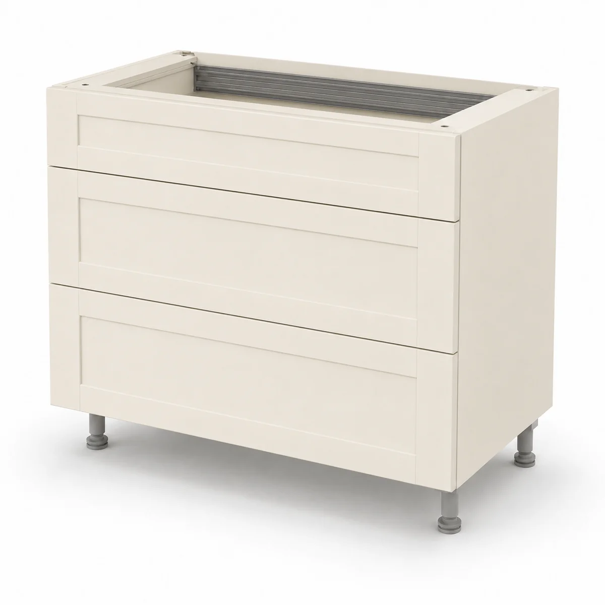 1000mm 3 Drawer Base Unit