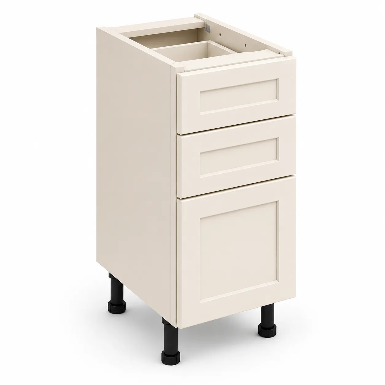 500mm 3 Drawer Base Unit Contemporary