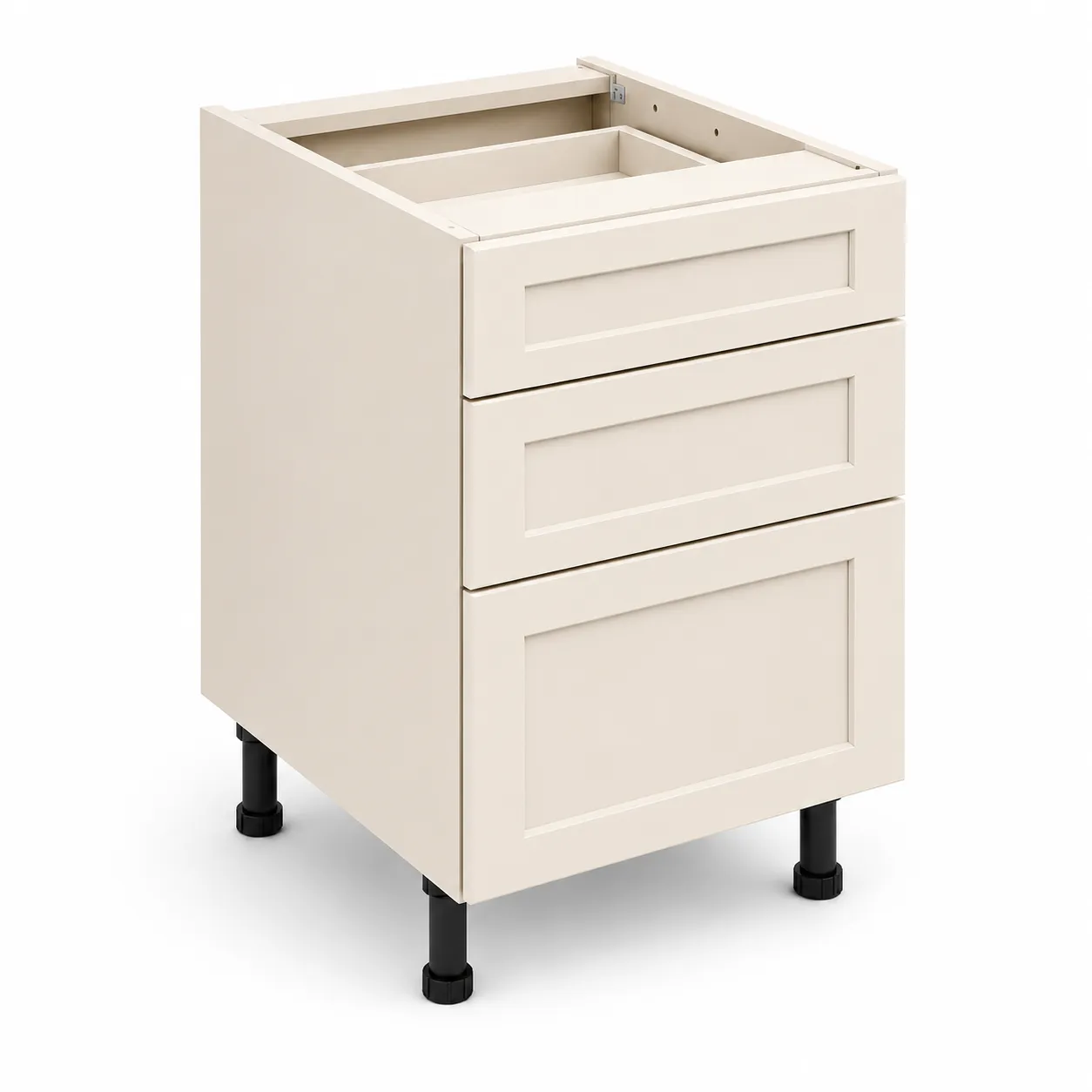 600mm 3 Drawer Base Unit Contemporary