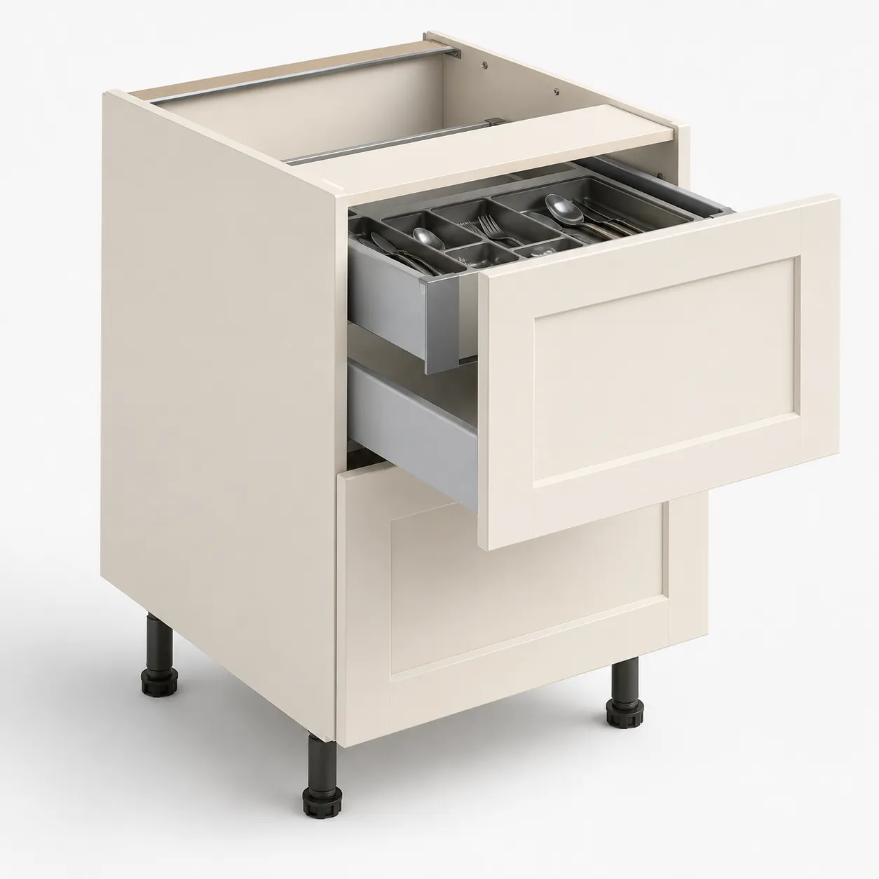 600mm 3 Drawer Base Unit with Inner Cutlery Drawer