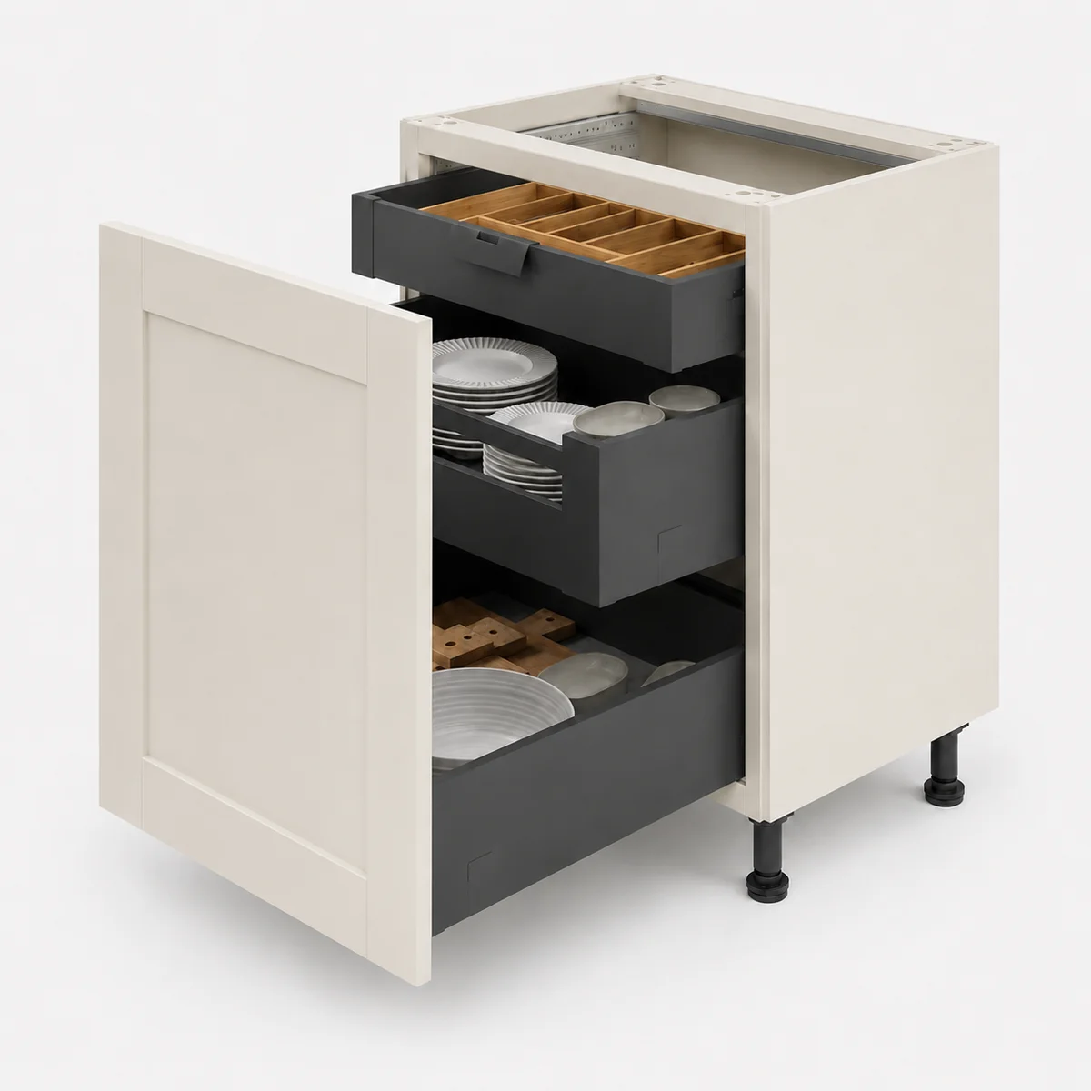 600mm Highline Base Unit with Inner Drawers