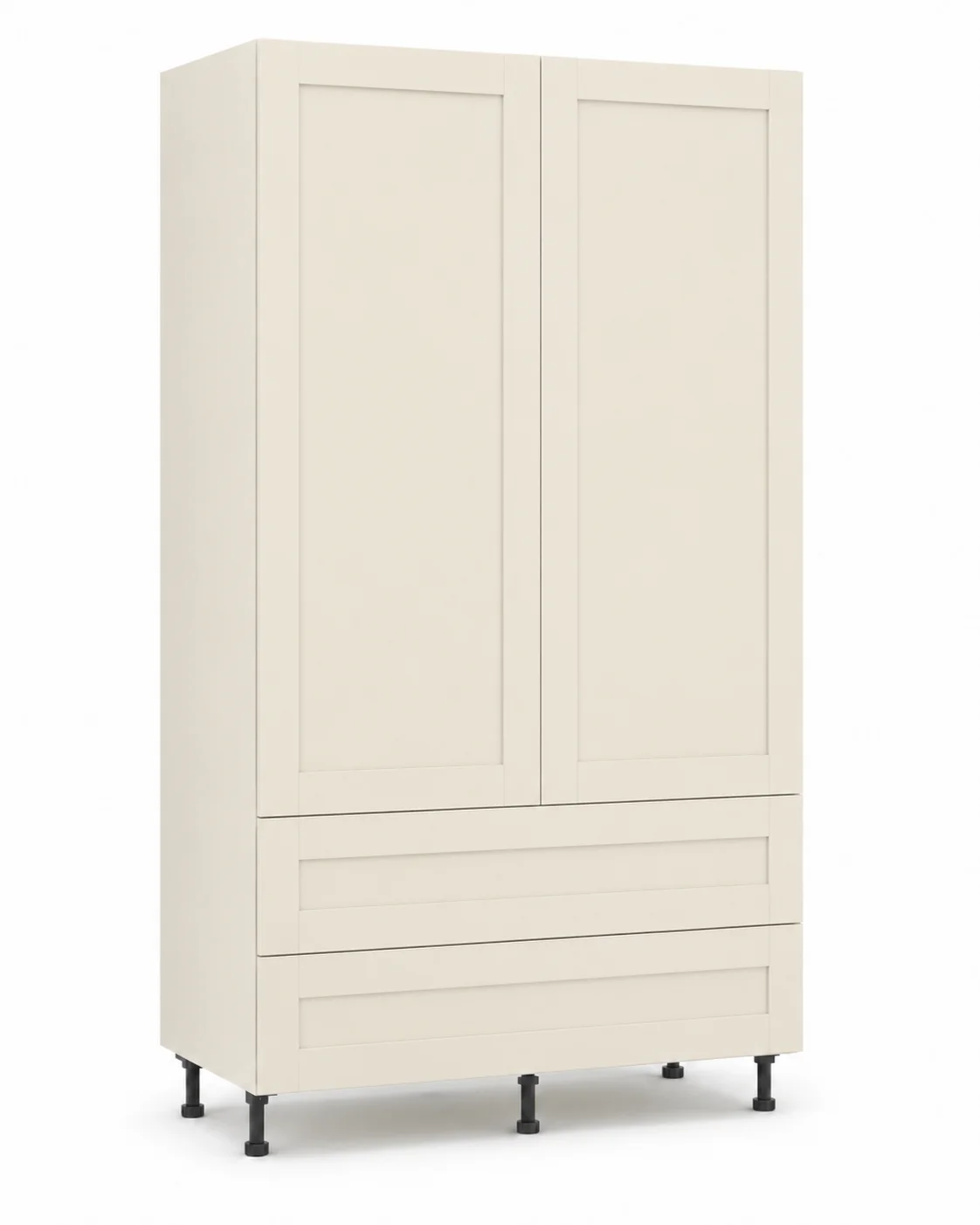 1000mm Larder Unit with 2 Pan Drawers