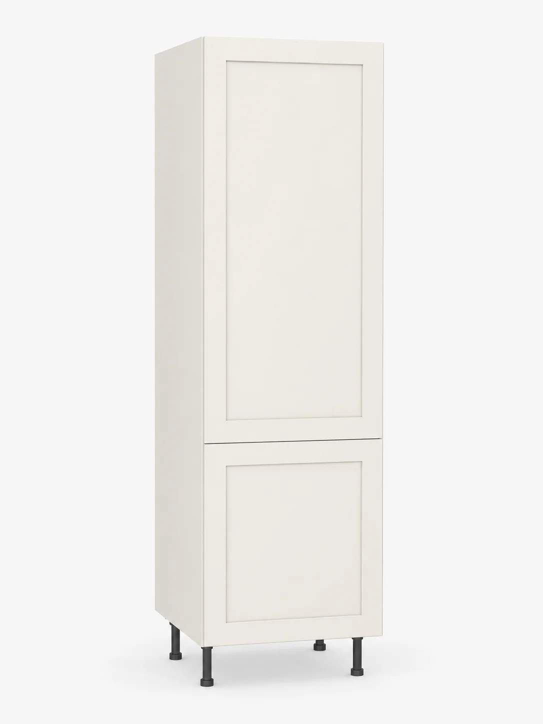 Integrated fridge freezer kitchen unit