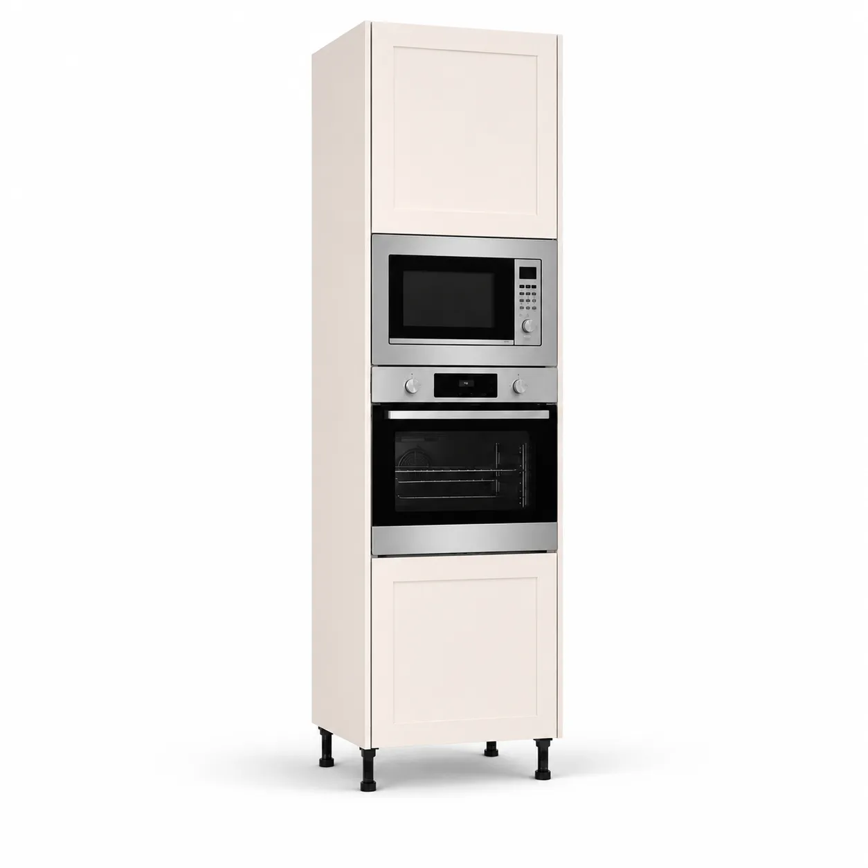 600mm Tall Single Oven and 450 Microwave Unit