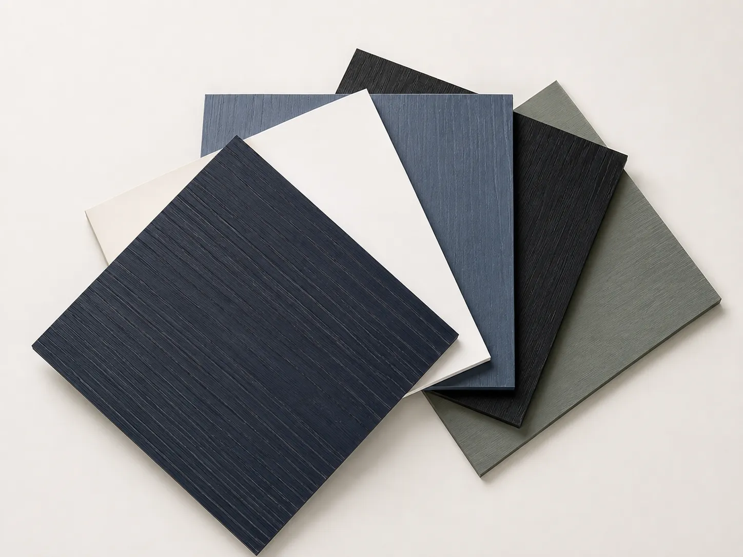 Kitchen colour and finish swatch samples