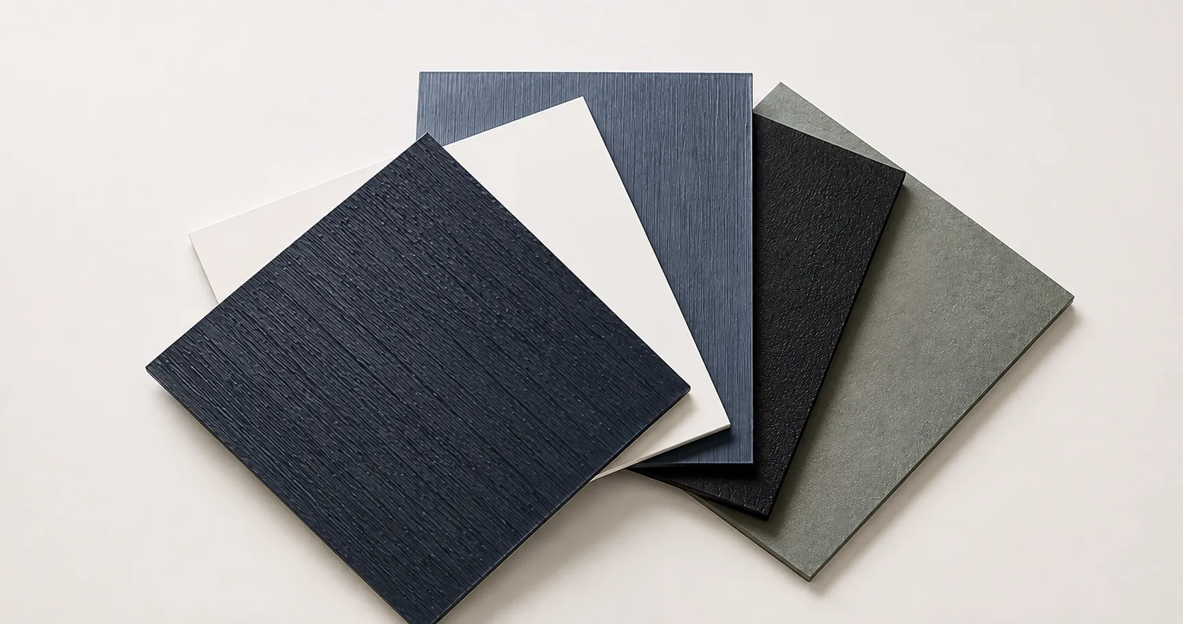 Kitchen colour swatch samples